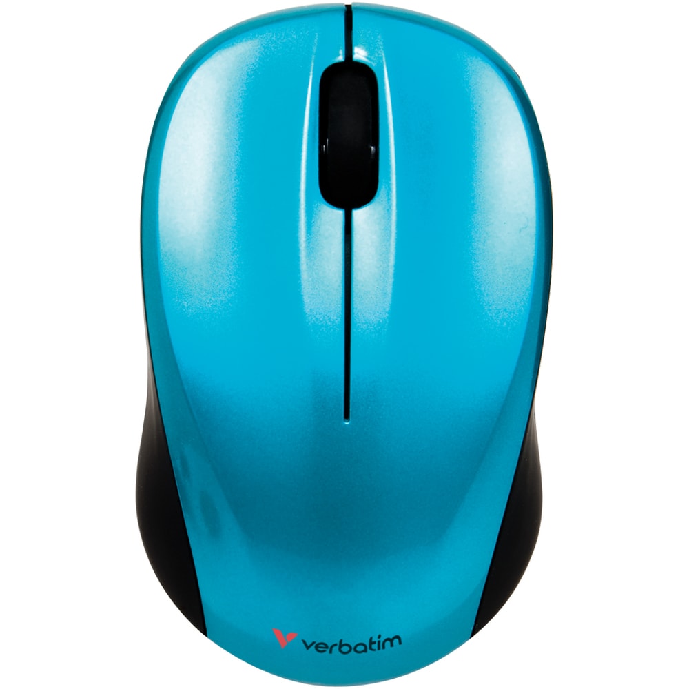 Mouse Wireless VERBATIM 49044 Go Nano, 1600 dpi, albastru