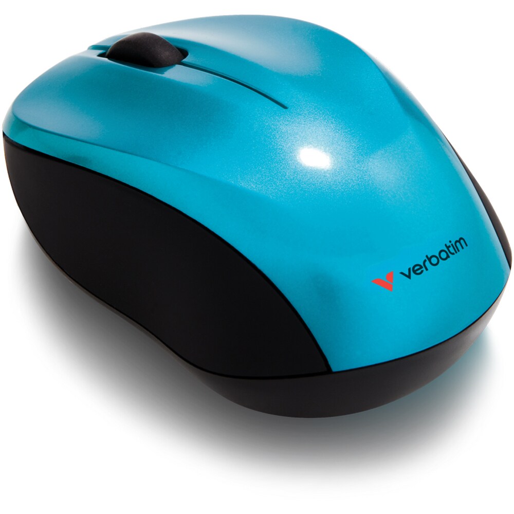 Mouse Wireless VERBATIM 49044 Go Nano, 1600 dpi, albastru