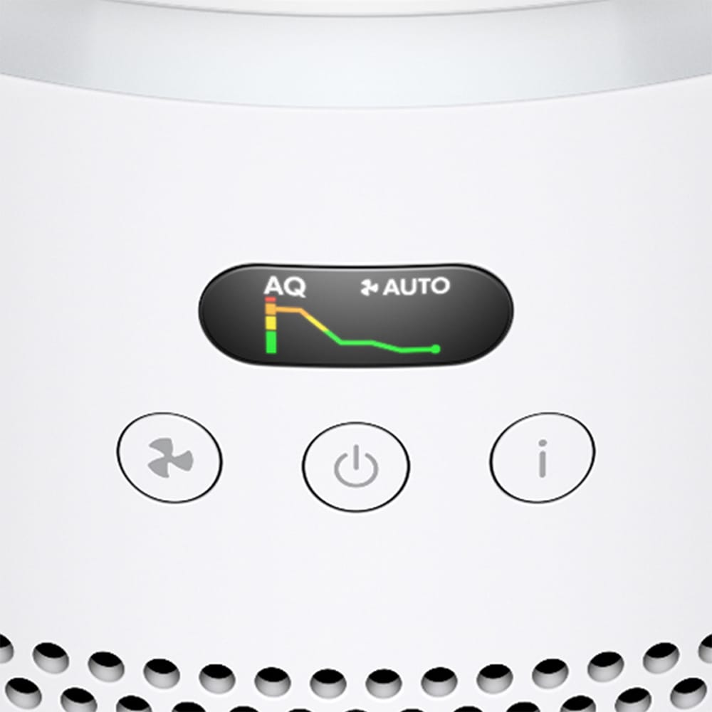 Purificator aer compact DYSON Hushjet HJ10, 10 trepte viteza, Hepa, Wi-Fi, alb