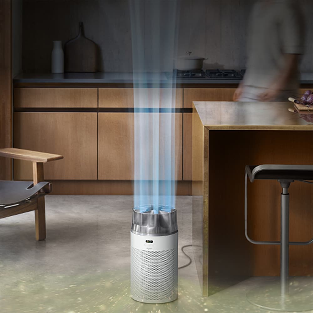 Purificator aer compact DYSON Hushjet HJ10, 10 trepte viteza, Hepa, Wi-Fi, alb
