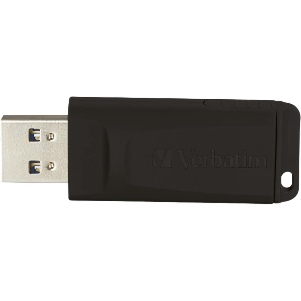 Memorie USB VERBATIM Slider, 16GB, USB 2.0, negru