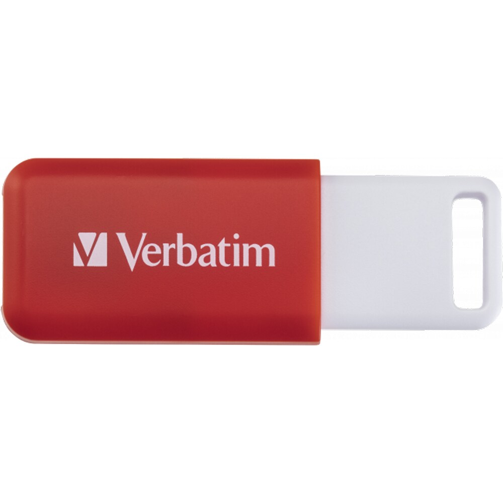 Memorie USB VERBATIM DataBar Drive, 16GB, USB 2.0, rosu