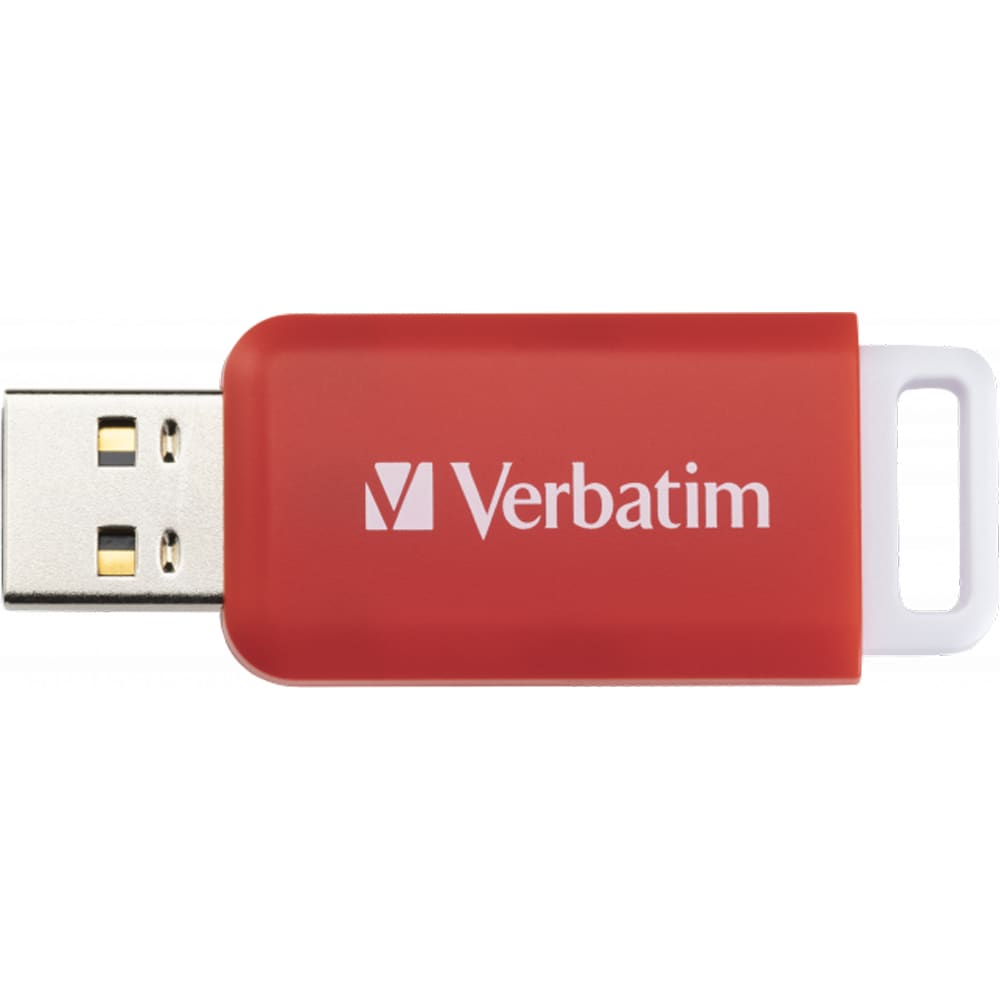 Memorie USB VERBATIM DataBar Drive, 16GB, USB 2.0, rosu