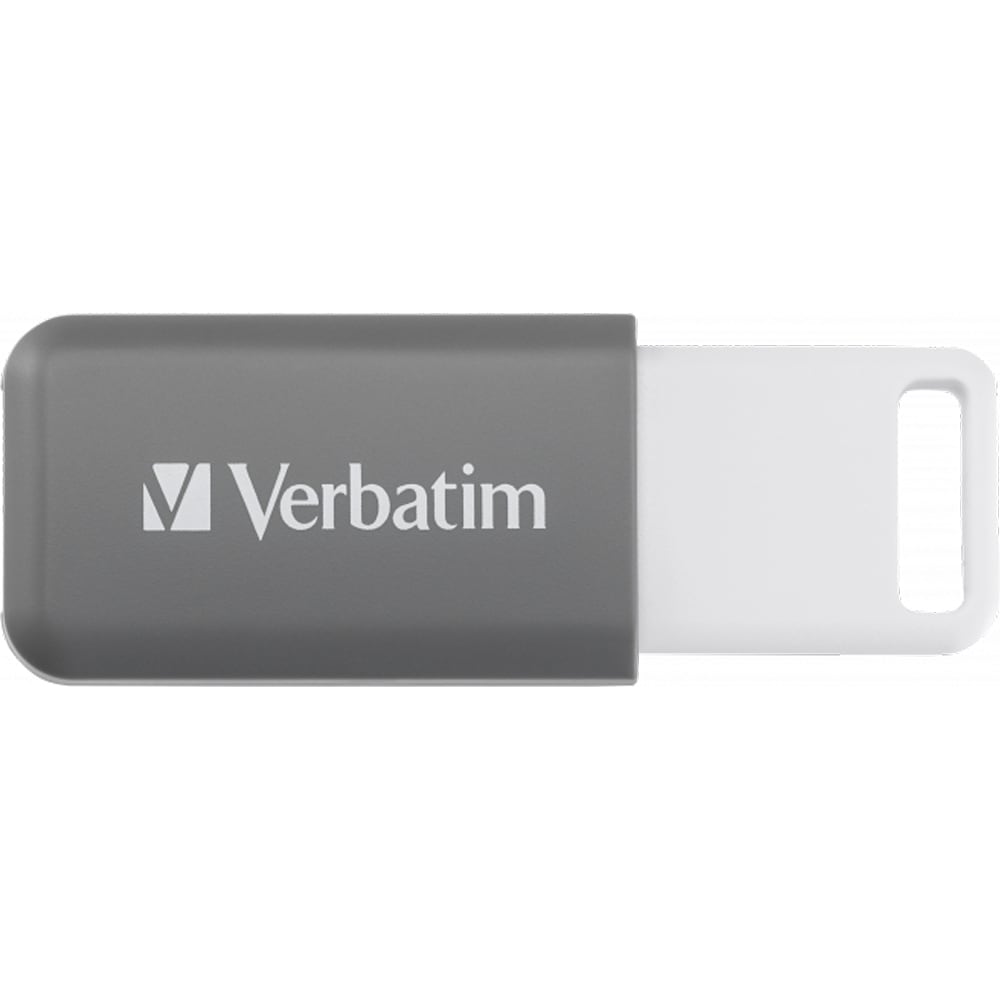 Memorie USB VERBATIM DataBar Drive, 128GB, USB 2.0, gri