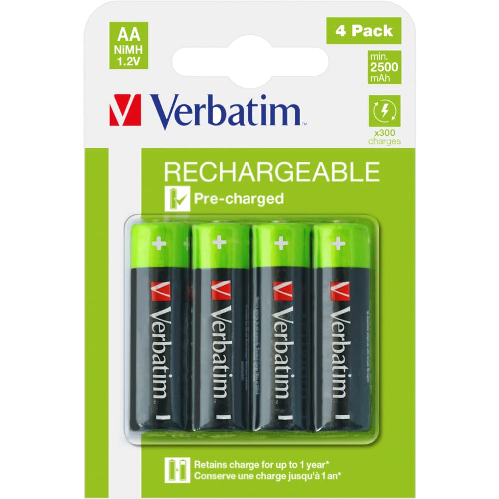 Baterie NiMH VERBATIM 49517, AA, 1.2V, 4buc