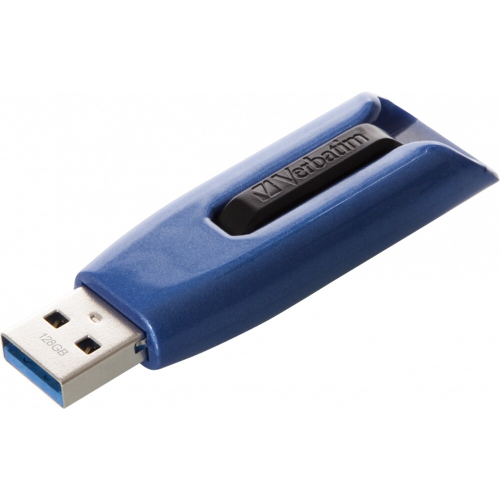 Memorie USB VERBATIM V3 MAX, 128GB, USB 3.2, albastru