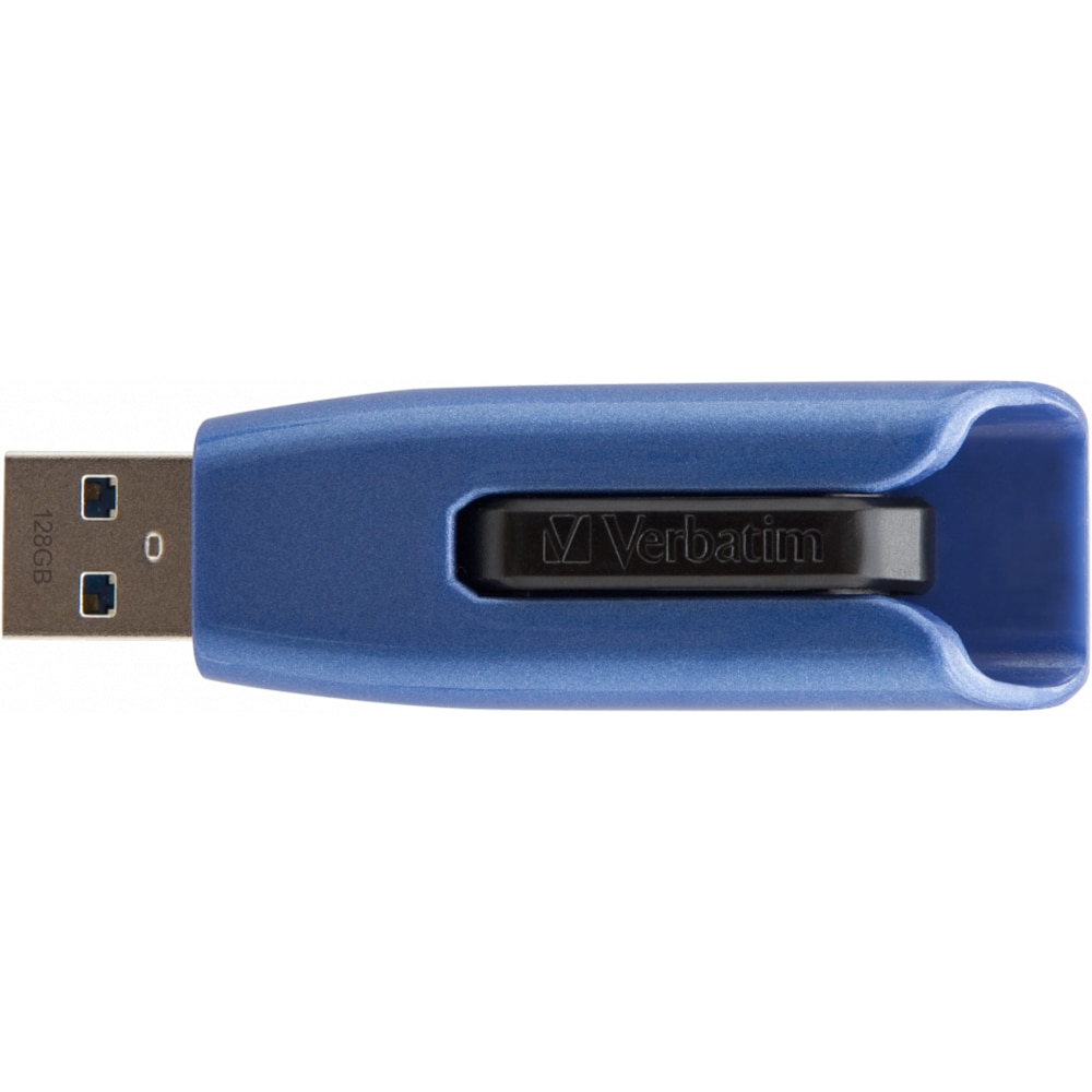 Memorie USB VERBATIM V3 MAX, 128GB, USB 3.2, albastru