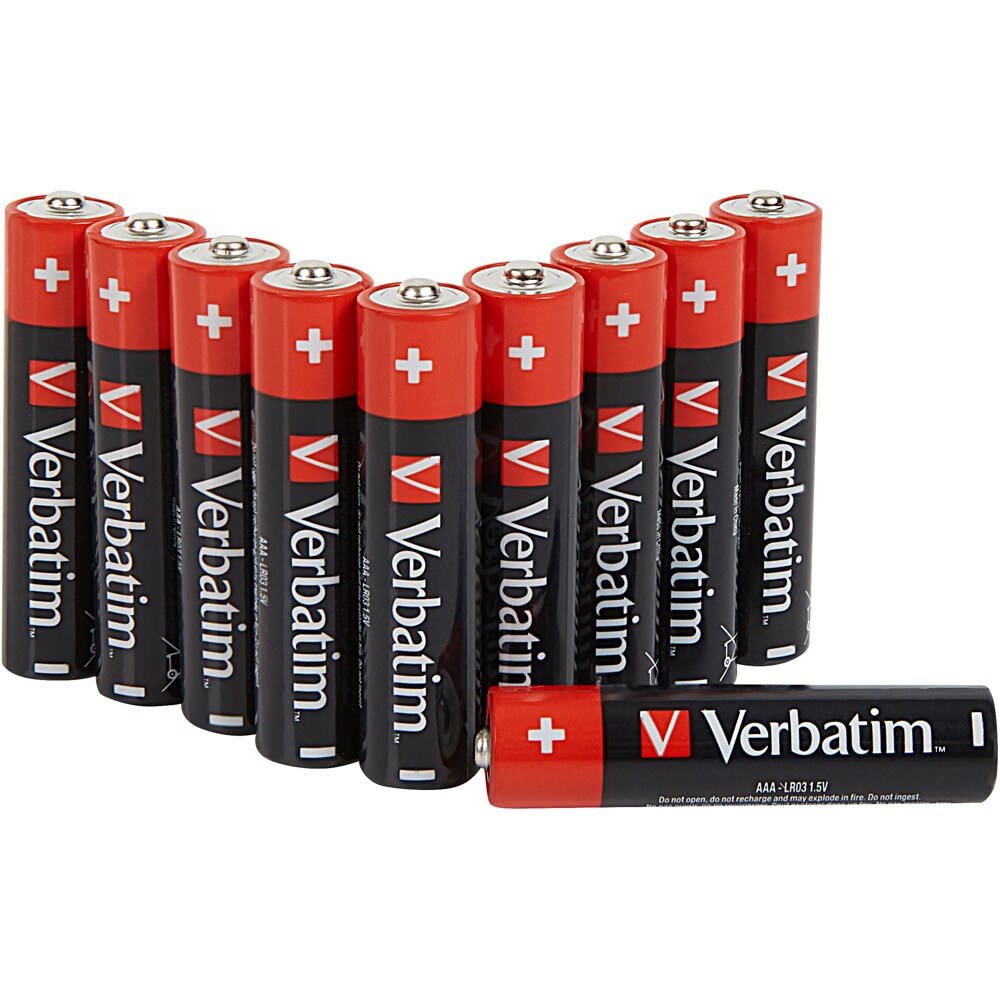 Baterie alcalina VERBATIM 49874, AAA, 1.5V, 10buc