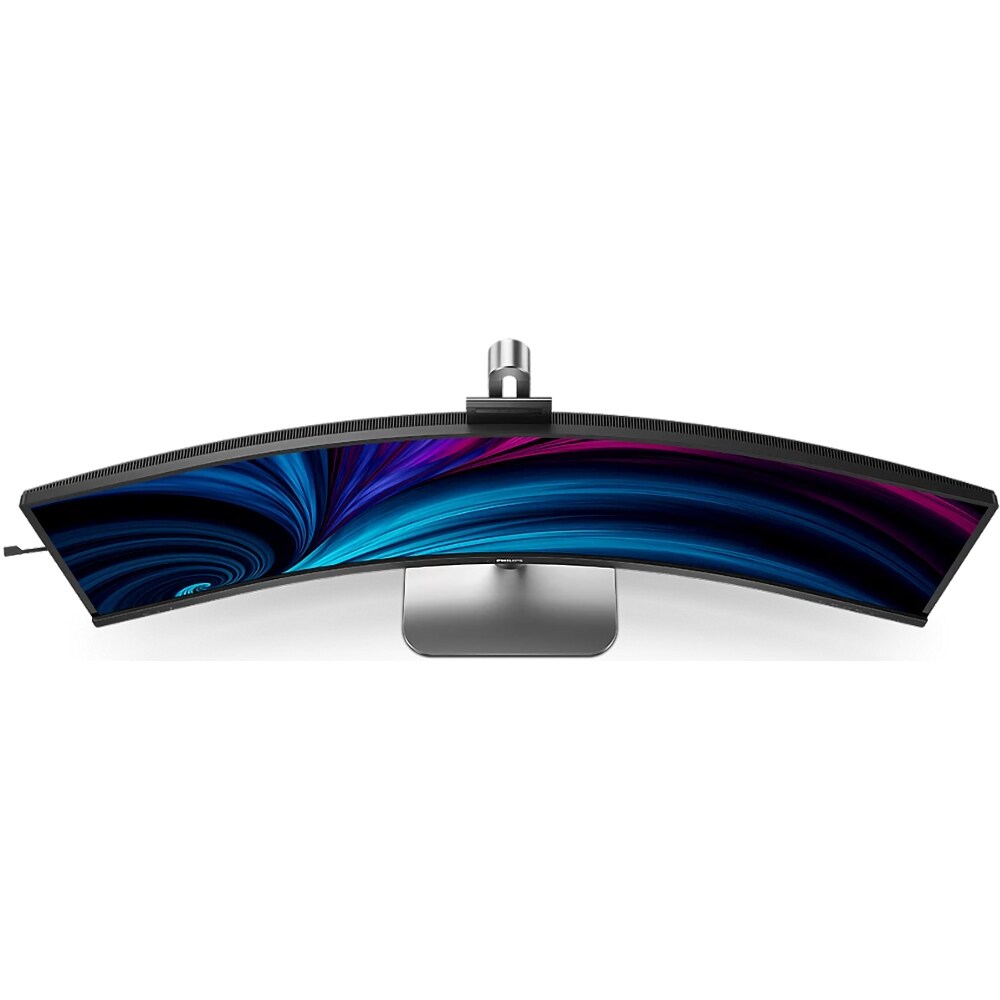 Monitor curbat WLED VA PHILIPS 49B2U5900CH/00, 48.8", Dual QHD, 75Hz, HDR 400, webcam, boxe, negru