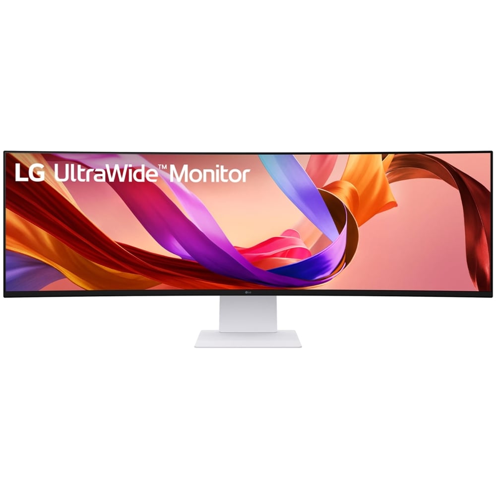 Monitor gaming curbat Nano IPS LG 49U950A-W, 44.5", DQHD, 144 Hz, FreeSync Premium, HDR10, boxe, alb