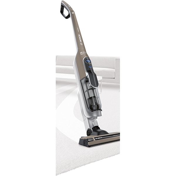 Aspirator vertical BOSCH Athlet BCH6L2561, 0.9l, 25.2V, autonomie max 60 min, SensorBagless, maro-argintiu