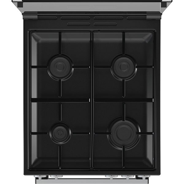 Aragaz GORENJE G5111SJ, 4 arzatoare, gaz, L 50 cm, negru-argintiu