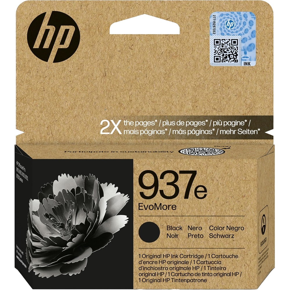 Cartus original HP 937e EvoMore(4S6W9NE), negru