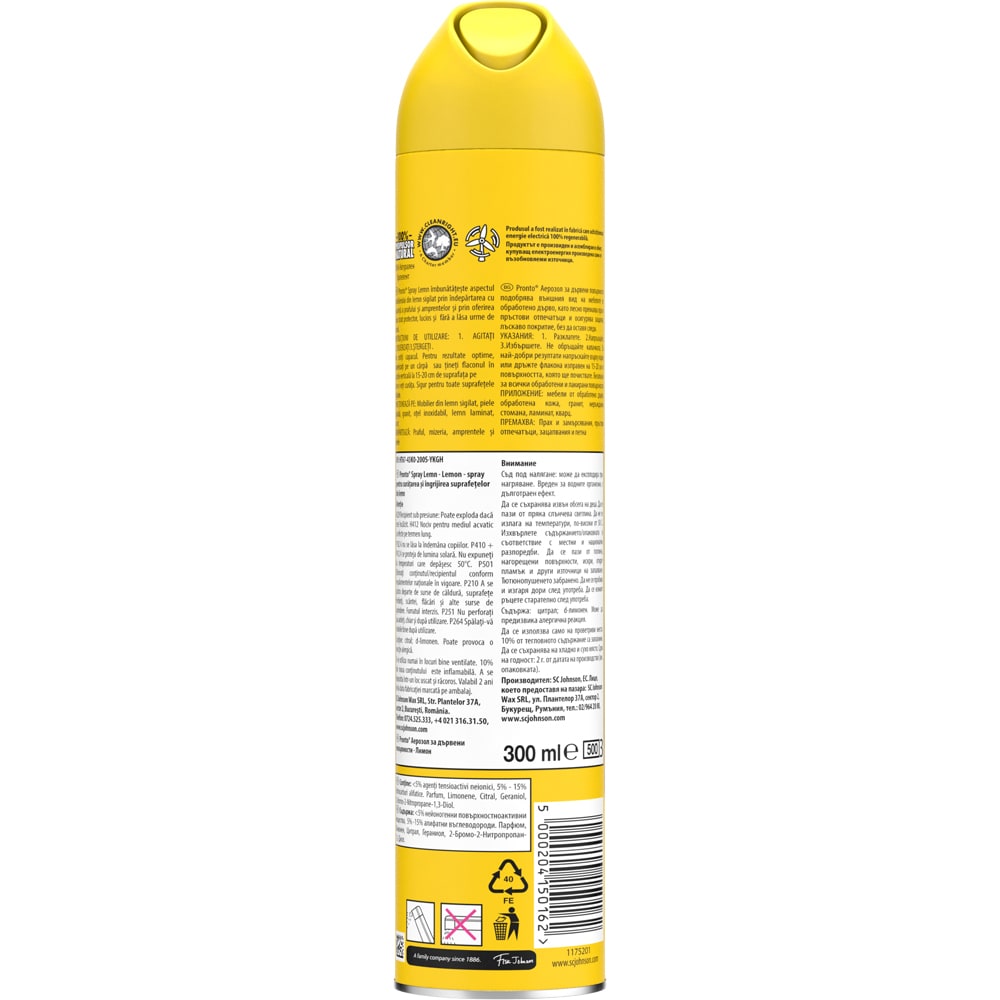 Spray pentru mobila PRONTO Springtime, 300ml