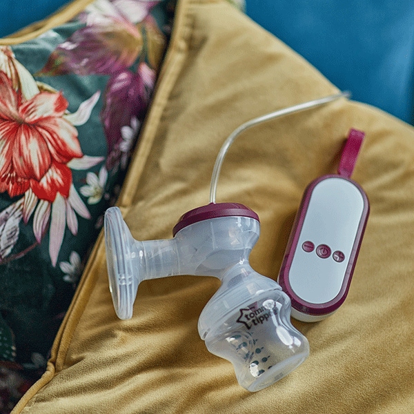 Pompa de san electrica cu 9 nivele TOMMEE TIPPEE TT0247, 150ml, mov-transparent