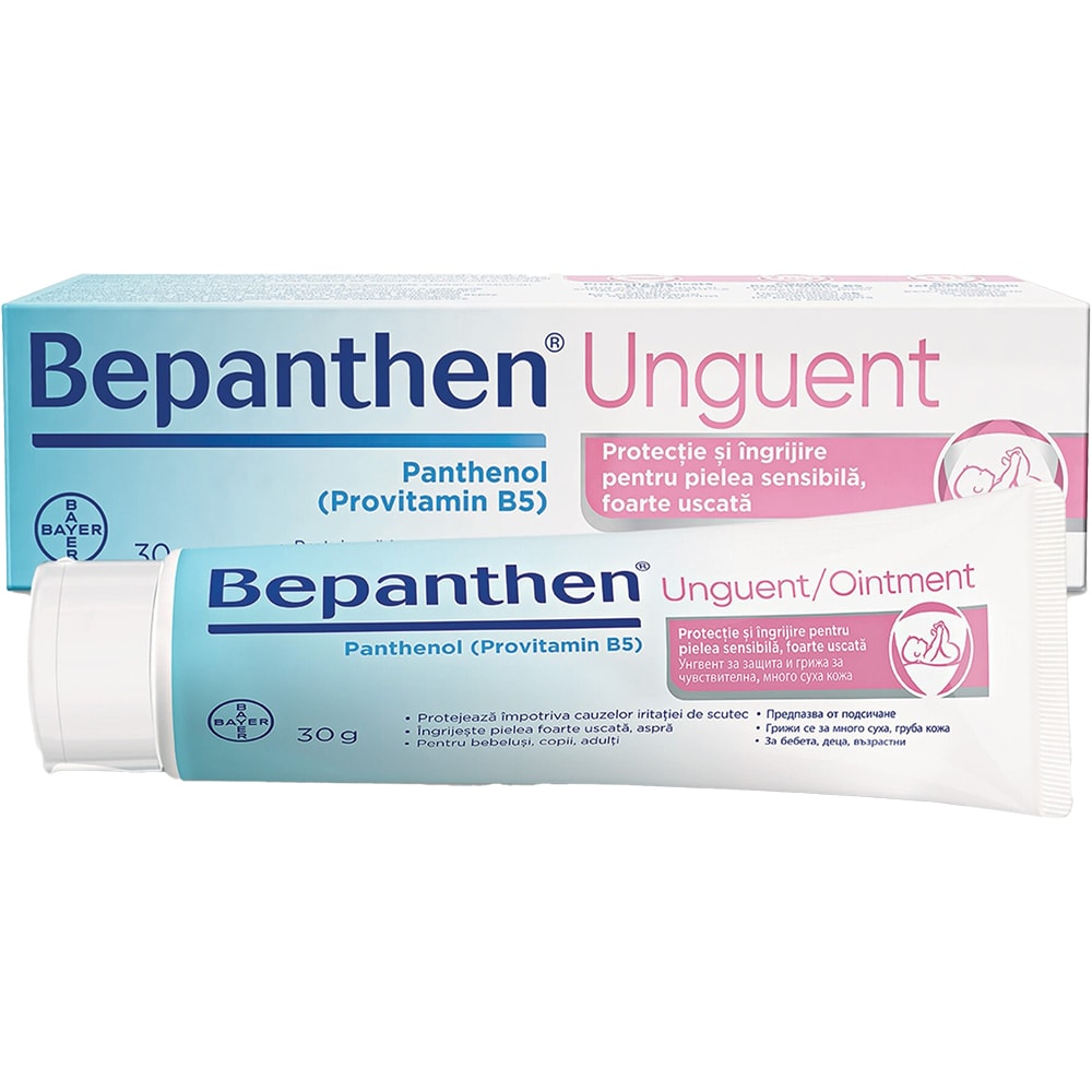 Unguent impotriva iritatiilor de scutec Bepanthen Bayer, 30g
