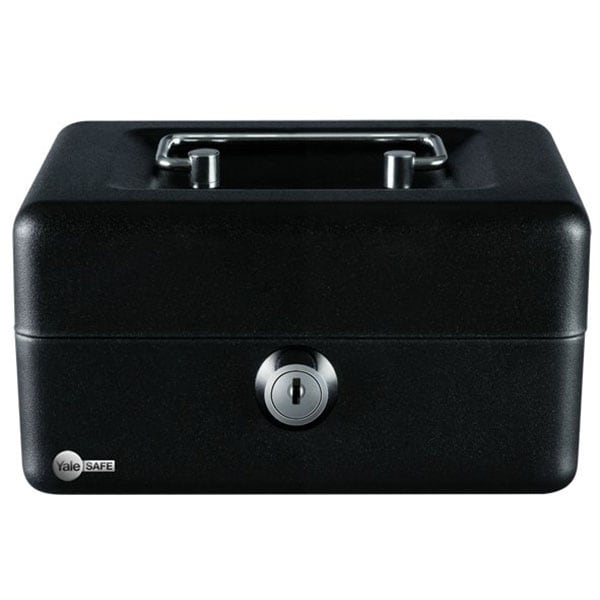 Cutie pentru bani YALE YCB/080/BB2, tabla, negru