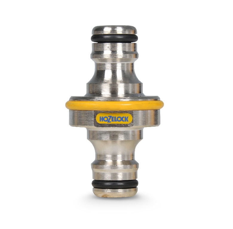 Conector dublu Hozelock Pro, D 12.5 mm, argintiu