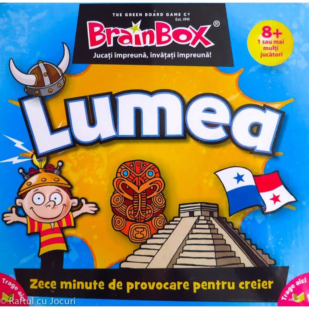 Joc de societate BRAINBOX Lumea BX0018, 8 ani+, 1-6 jucatori