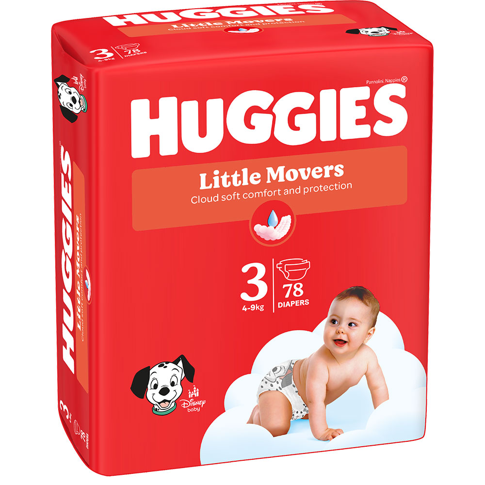Scutece HUGGIES Ultra Comfort Mega nr 3, Unisex, 4-9 kg, 78 buc