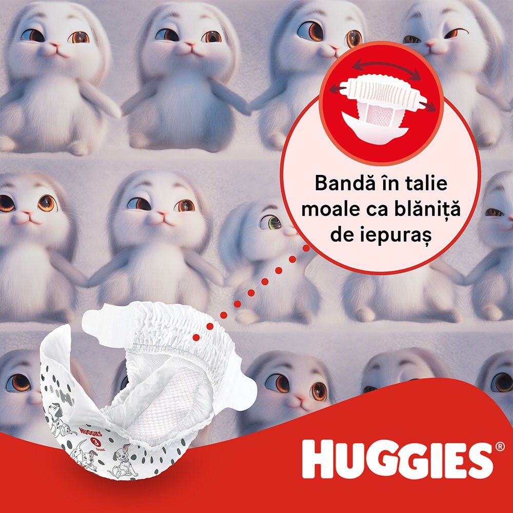 Scutece HUGGIES Little Movers Jumbo nr 5, Unisex, 11-25 kg, 42 buc