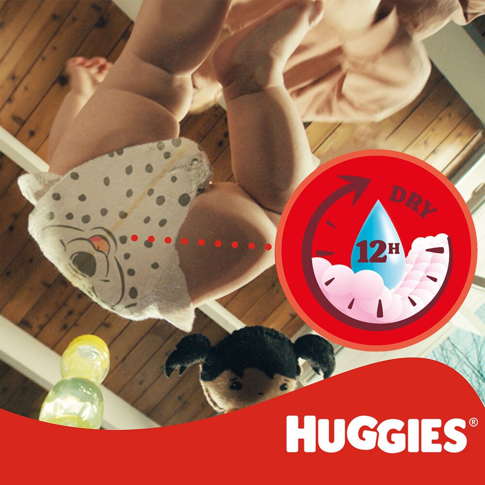 Scutece HUGGIES Little Movers Jumbo nr 5, Unisex, 11-25 kg, 42 buc