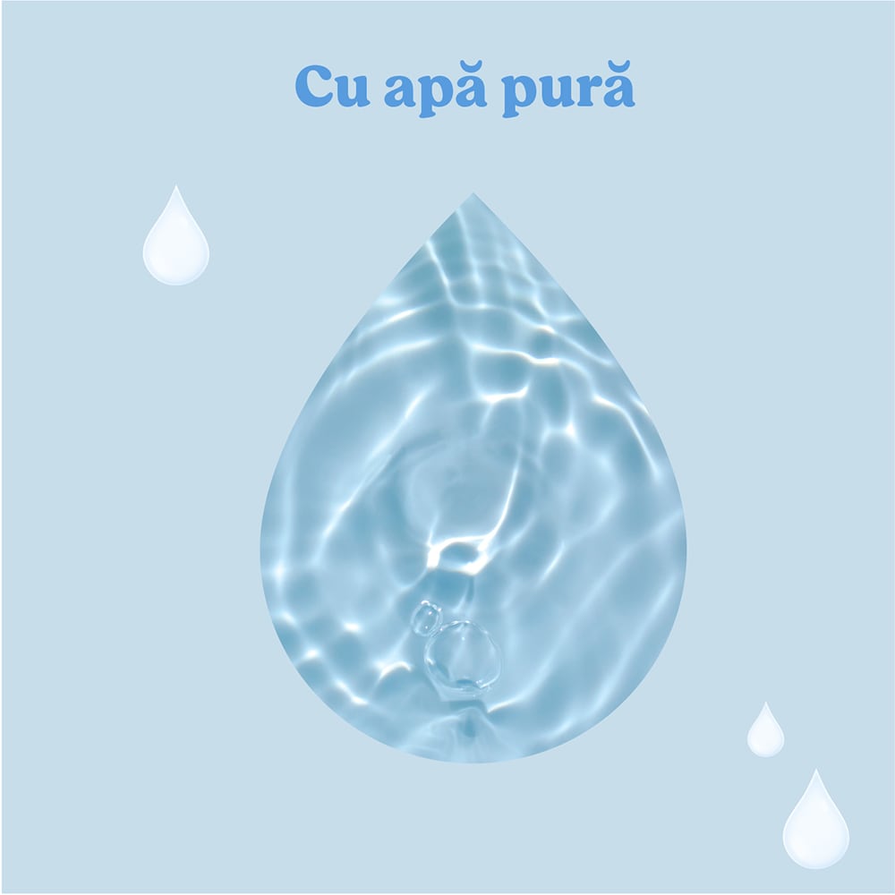 Servetele umede HUGGIES Pure, 56 buc