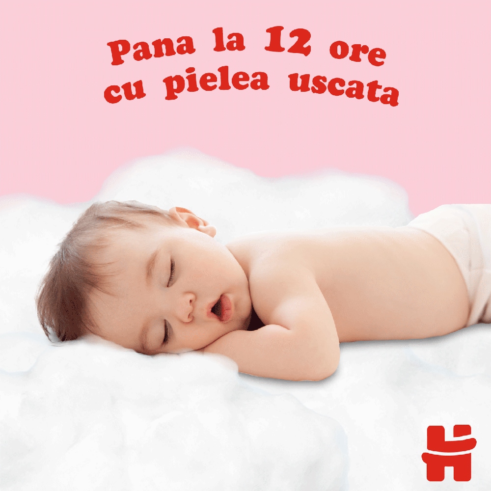 Scutece chilotel HUGGIES Jumbo nr 3, Fata, 6-11 kg, 44 buc