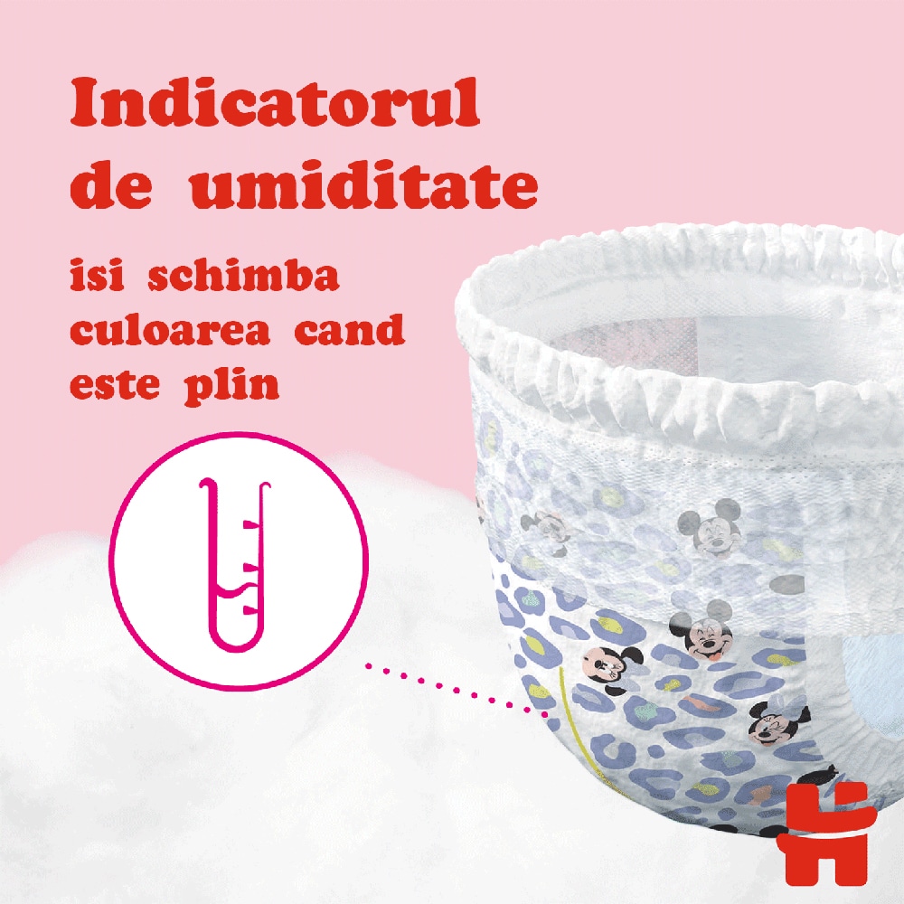 Scutece chilotel HUGGIES Jumbo nr 3, Fata, 6-11 kg, 44 buc