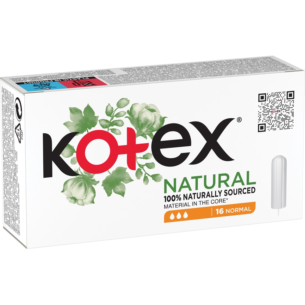 Tampoane KOTEX Natural Normal, 16buc