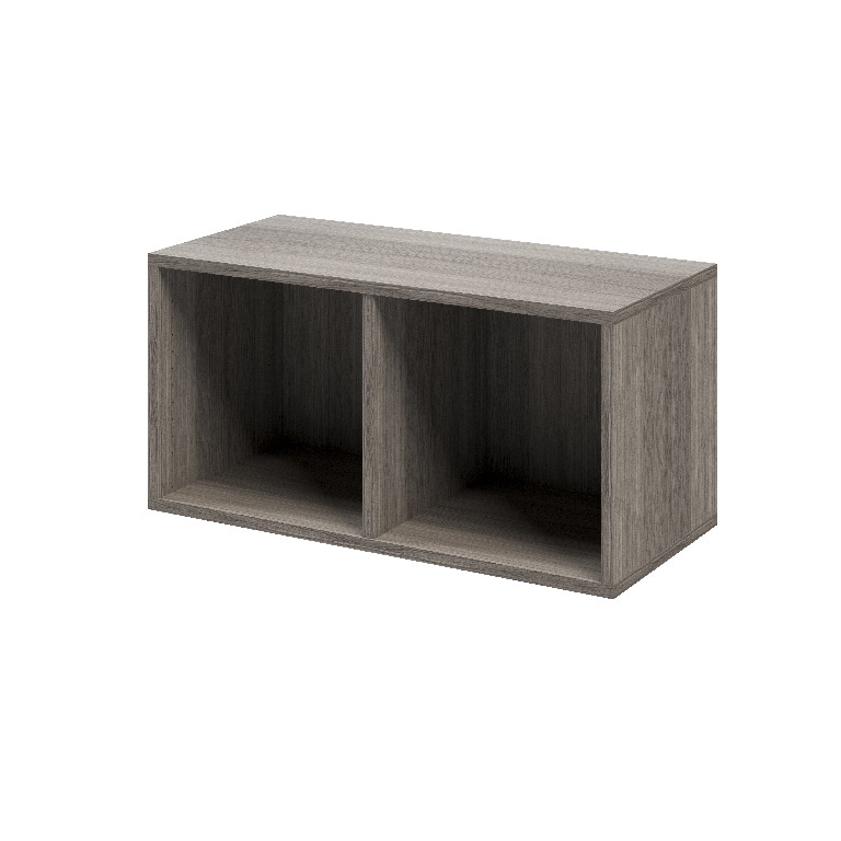 Corp de mobilier GoodHome Atomia, gri stejar, 37.5 x 75 x 35 cm