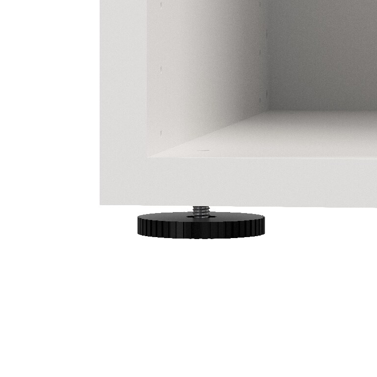 Corp de mobilier GoodHome Atomia, alb, 112.5 x 37.5 x 45 cm