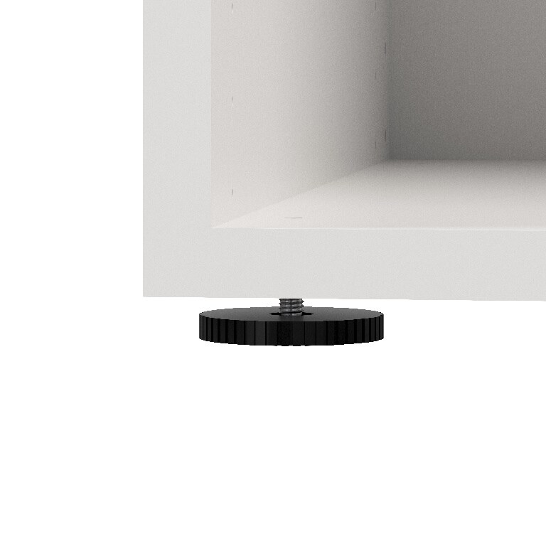 Corp de mobilier GoodHome Atomia, alb, 112.5 x 50 x 45 cm