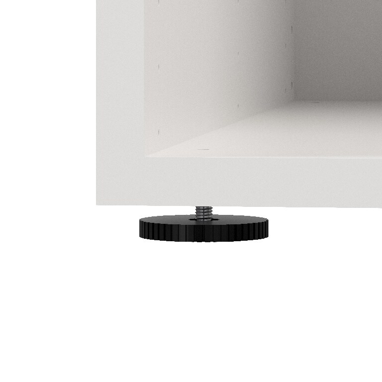 Dulap D58H112W75 alb  GoodHome Atomia