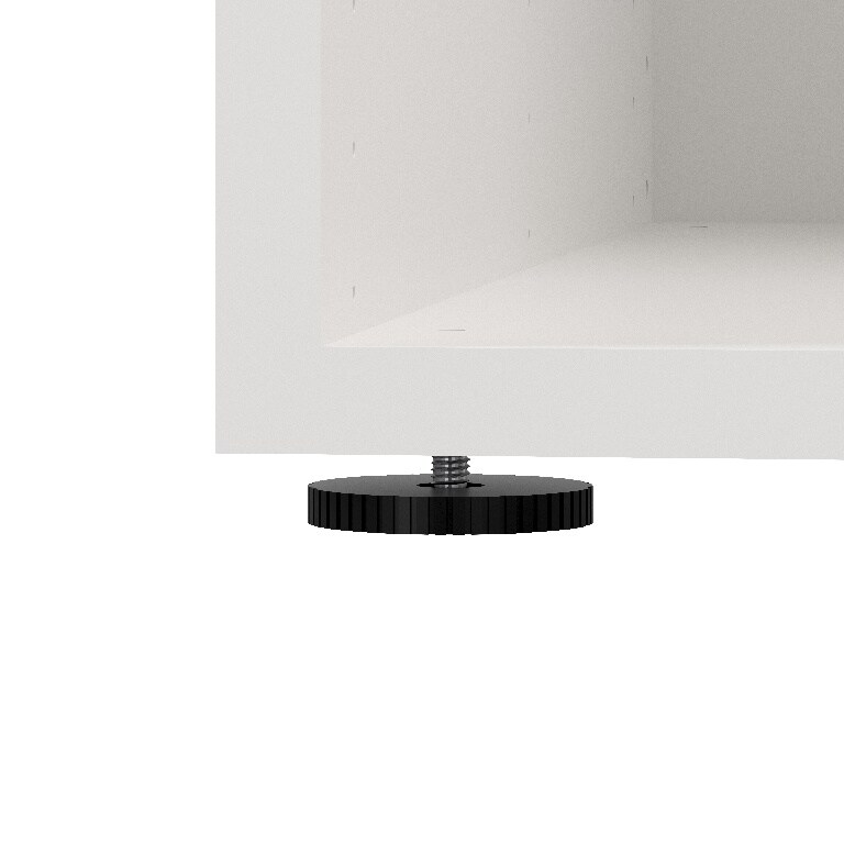 Dulap D58H112W100 alb  GoodHome Atomia