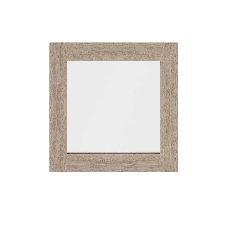 Usa dresing transparenta, sticla, stejar, 37 x 37 cm GoodHome Atomia