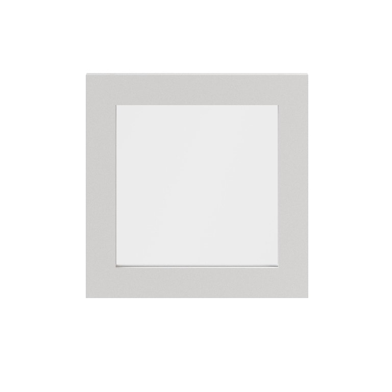 Usa dresing transparenta, sticla, alb, 37 x 37 cm GoodHome Atomia