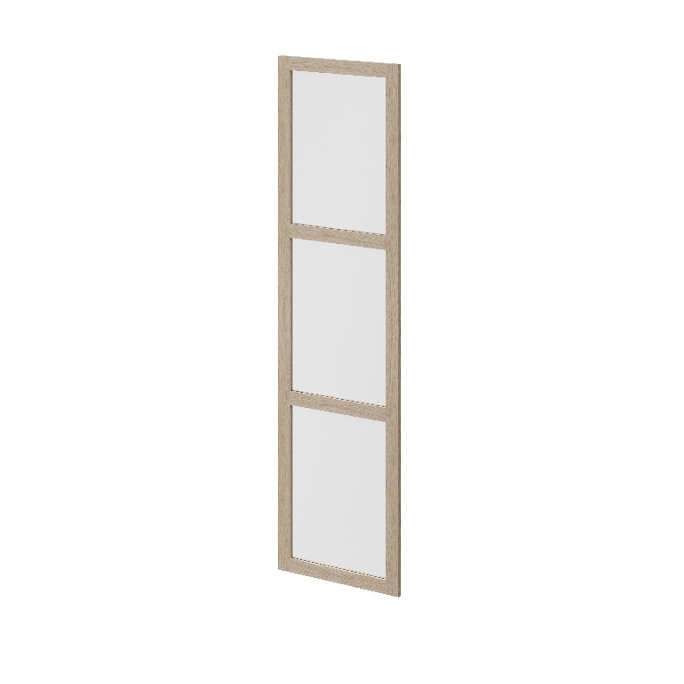 Usa dressing, sticla, stejar, W50Xh187  GoodHome Atomia