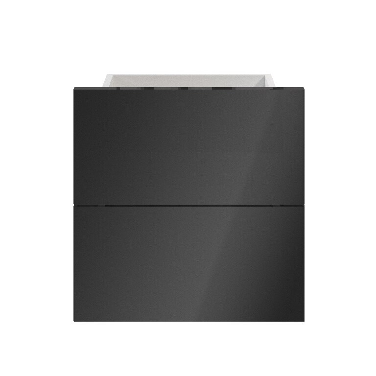 Sertar exterior, 35 x 37 cm, antracit, set 2 bucati  GoodHome Atomia