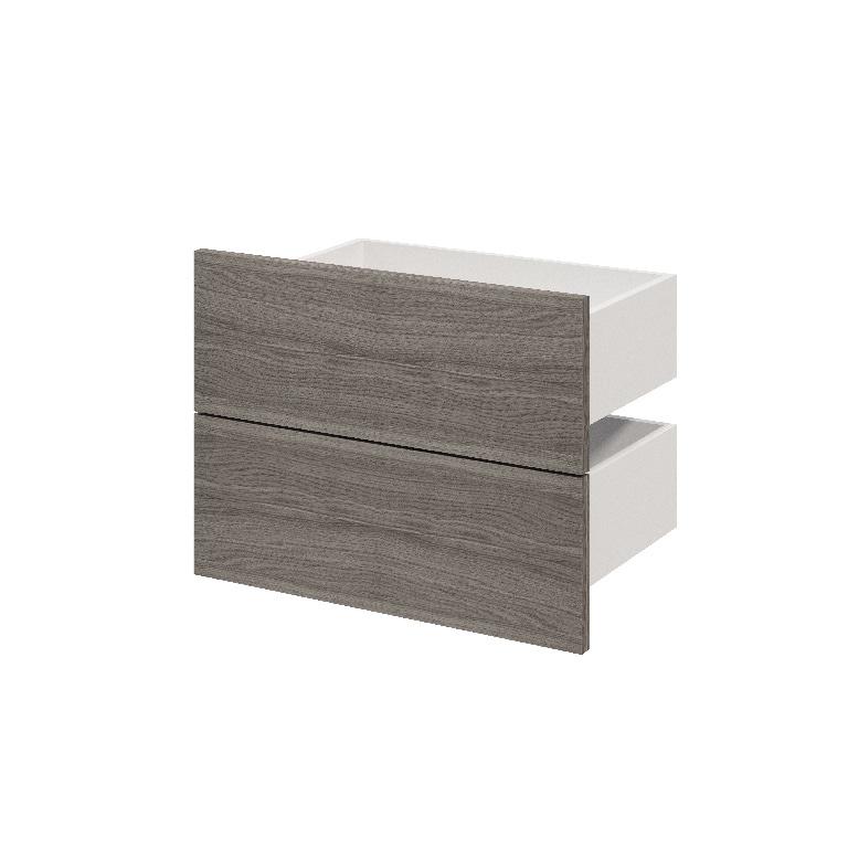 Sertar exterior, 35 x 50 cm Gri stejar 2 bucati  GoodHome Atomia