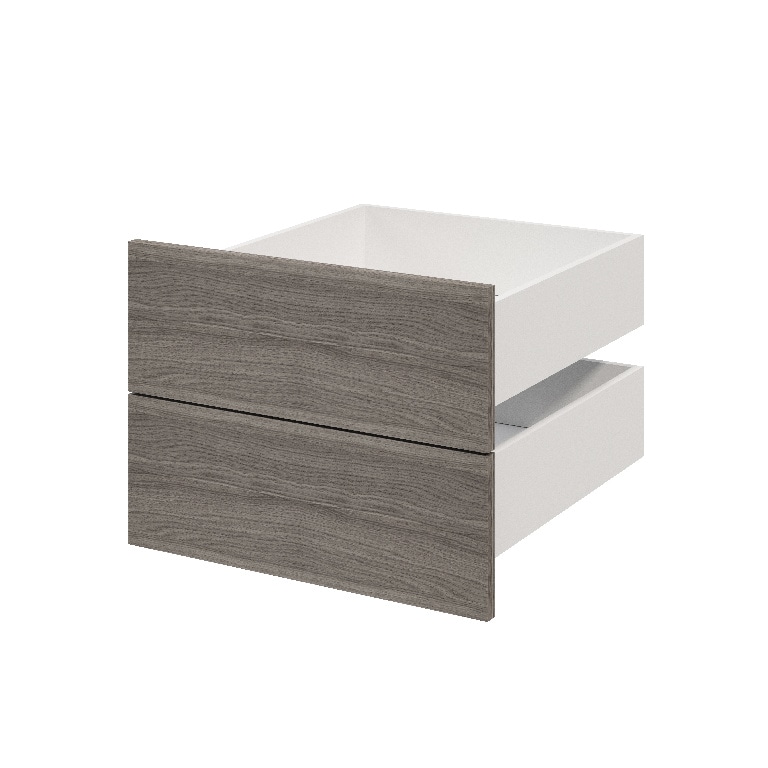 Sertar exterior, 58 x 50 cm Gri stejar 2 bucati  GoodHome Atomia