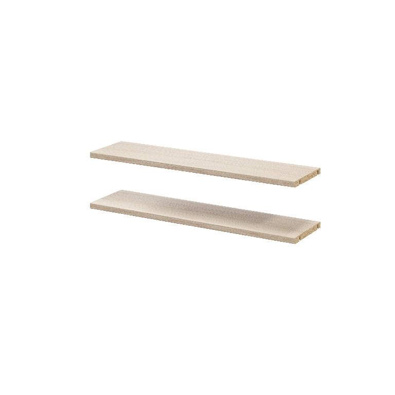 Pachet 2 rafturi, stejar, 75 x 20 cm  GoodHome Atomia