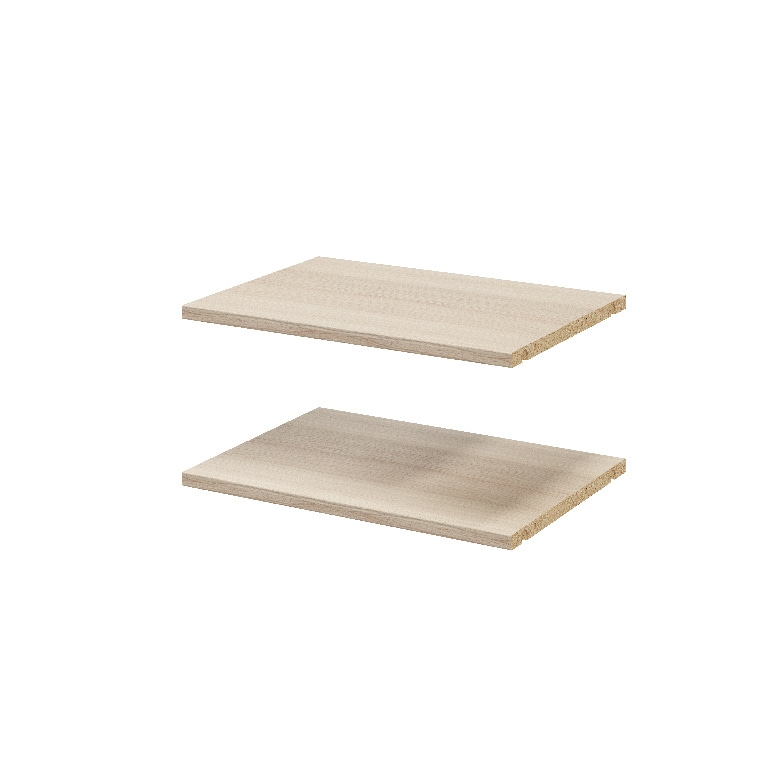 Pachet 2 rafturi, stejar, 50 x 35 cm  GoodHome Atomia