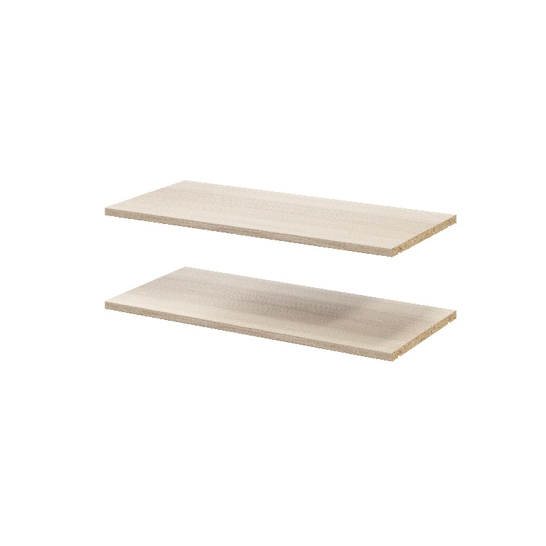 Pachet 2 rafturi, stejar, 75 x 35 cm  GoodHome Atomia