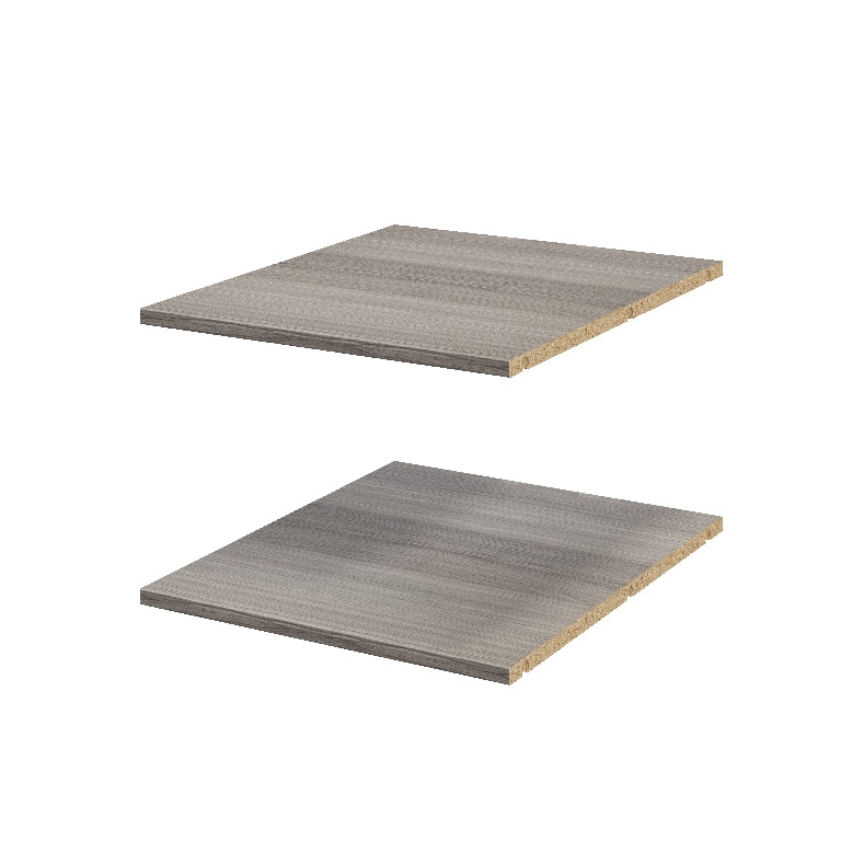 Pachet 2 rafturi, gri stejar, 50 x 58 cm  GoodHome Atomia