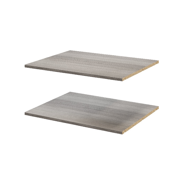 Pachet 2 rafturi, gri stejar, 75 x 58 cm  GoodHome Atomia