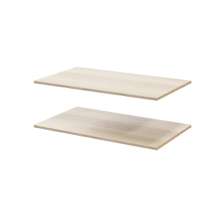Pachet 2 rafturi, stejar, 100 x 58 cm  GoodHome Atomia