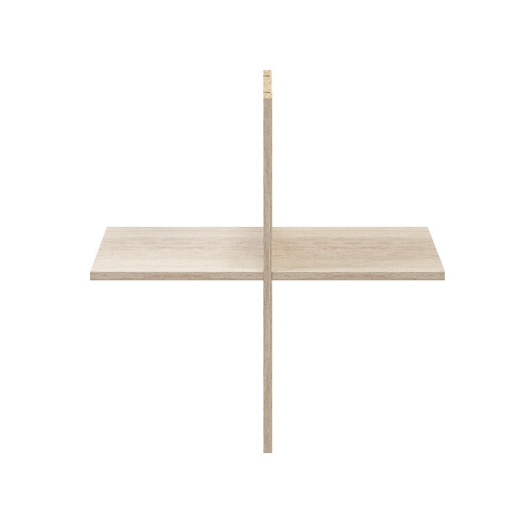 Rafturi stejar, 75 x 75 cm  GoodHome Atomia