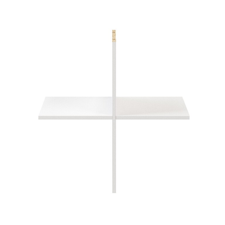 Rafturi alb, 75 x 75 cm  GoodHome Atomia