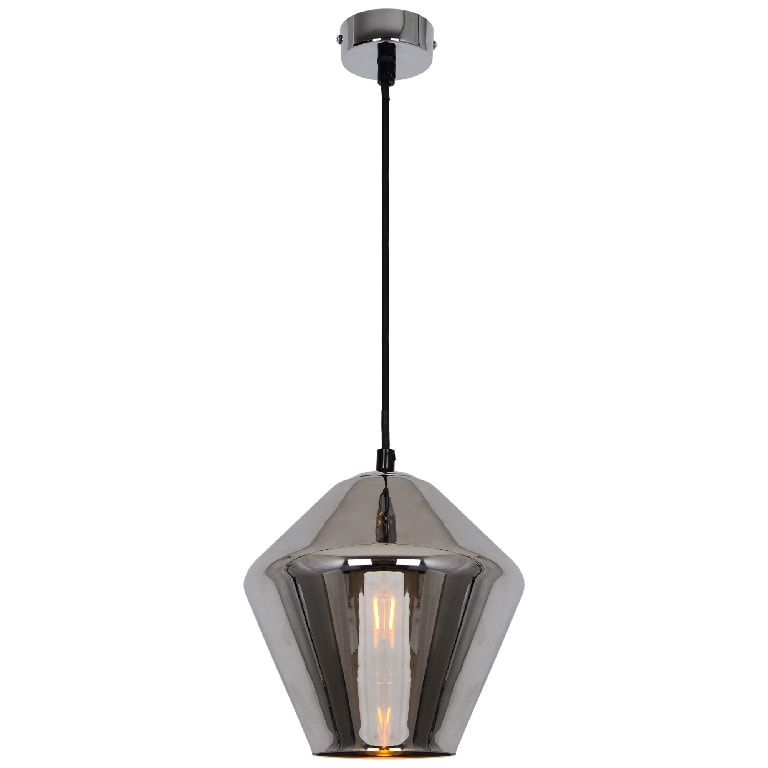 Lustra tip pendul, Transparent, 28 W, 1 x E27  GoodHome Flachee
